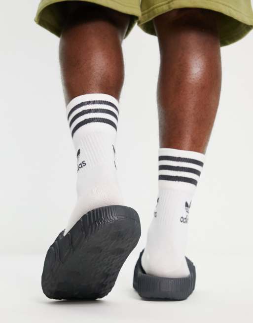 adidas Originals Adilette 22 sliders in black | ASOS