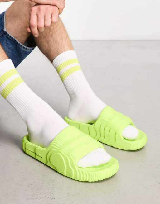 Adidas adilette best sale solar yellow