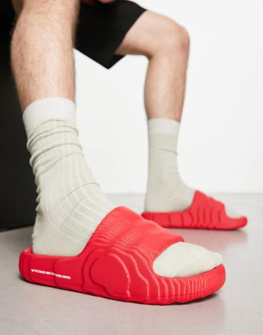 Adidas cheap adilette scarlet