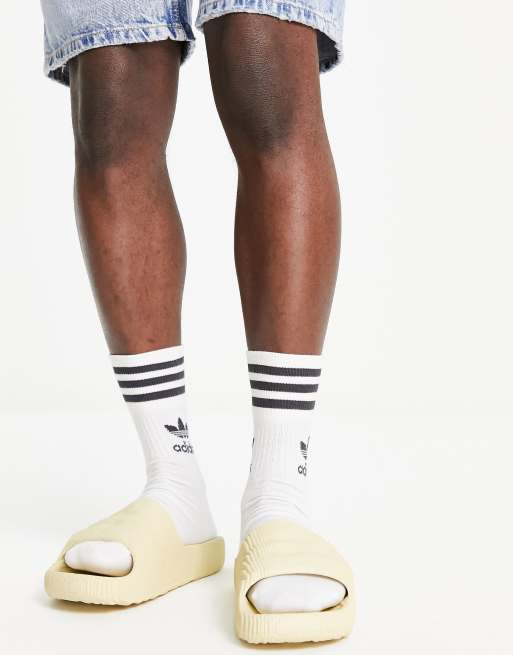 adidas Originals Adilette 22 slides in desert sand | ASOS
