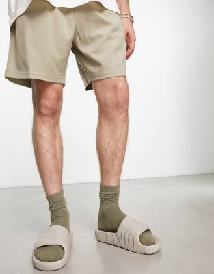 adidas Originals Adilette 22 slides in light brown - view 1