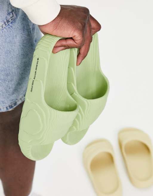 adidas Originals Adilette 22 slides in magic lime | ASOS