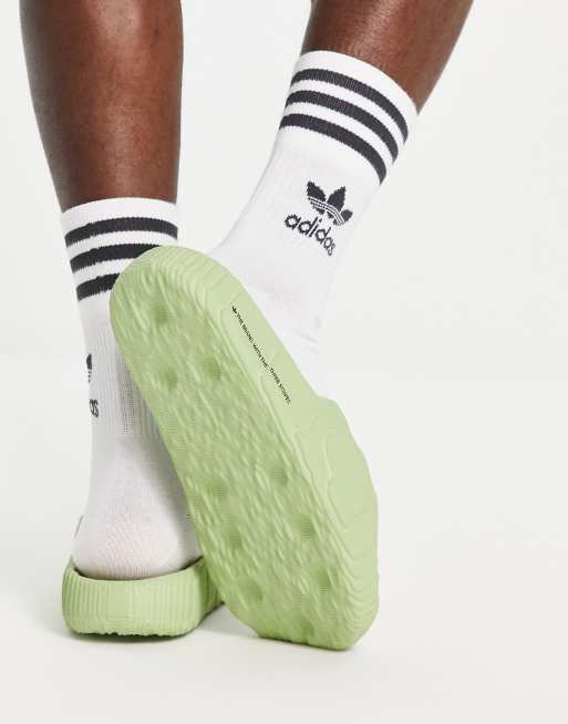 adidas Originals Adilette 22 slides in magic lime | ASOS