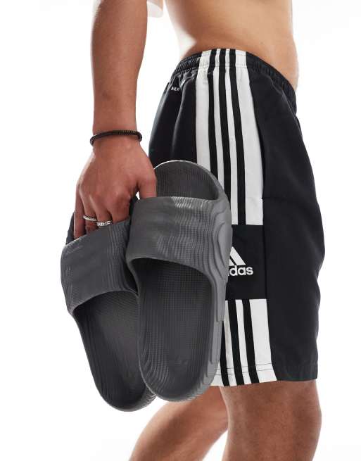 Adidas cheap slippers grijs