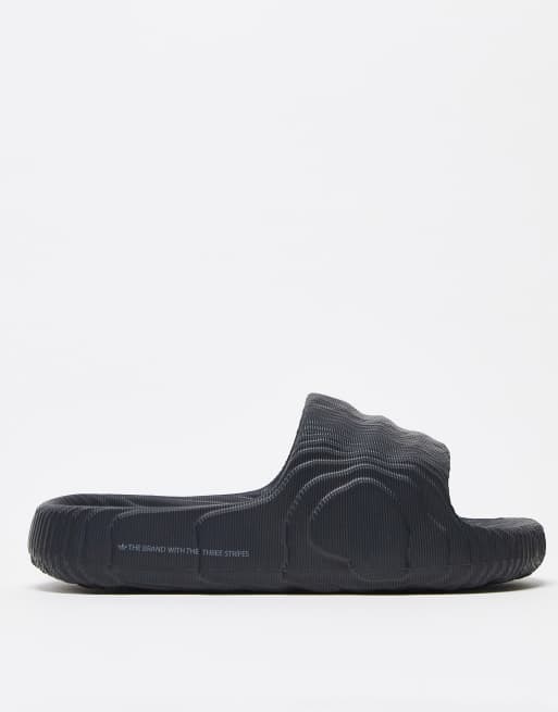 Adidas badslippers online zwart