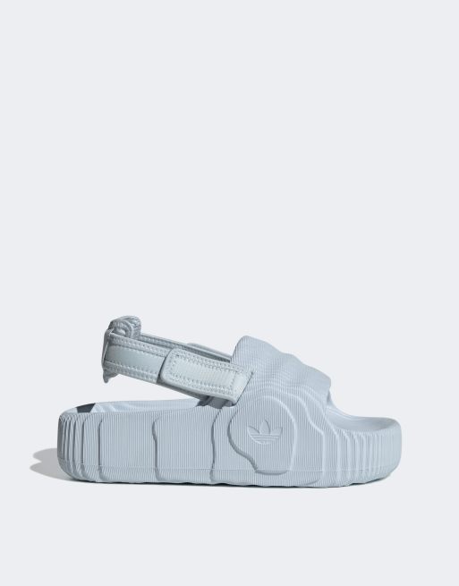 adidas Originals – Adilette 22 XLG – Blå tofflor