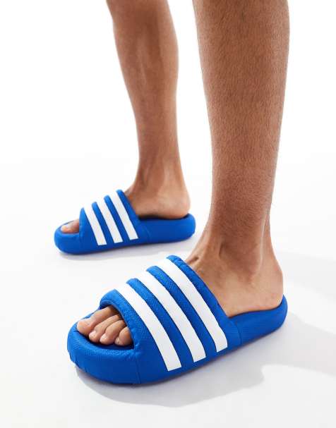 adidas Originals – Adilette 24 – Slider in Blau - view 1