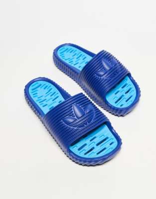 adidas Originals - Adilette 25 - Slider in Königsblau//Himmel