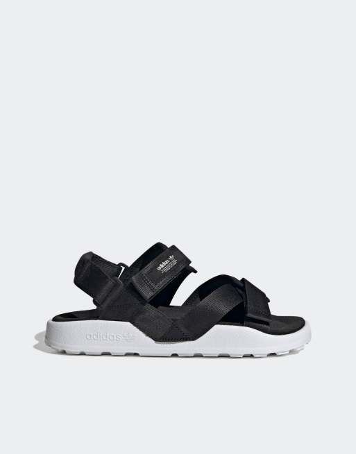 Adidas sandalen kind online zwart