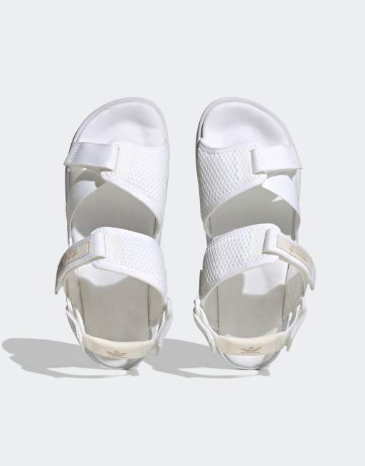 adidas Originals Adilette ADV sandals in white