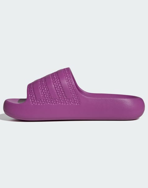 adidas Originals Adilette ayoon slides in purple burst - view 1