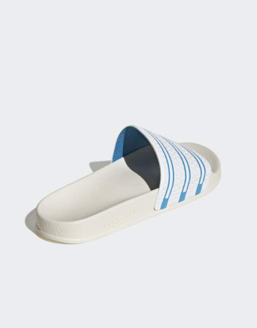 Claquette adidas bleu clair new arrivals