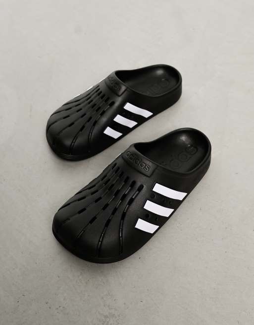 adidas Originals – Adilette – Clogs in Schwarz ASOS - Main Image