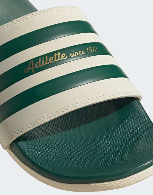 Adilette shop slides green