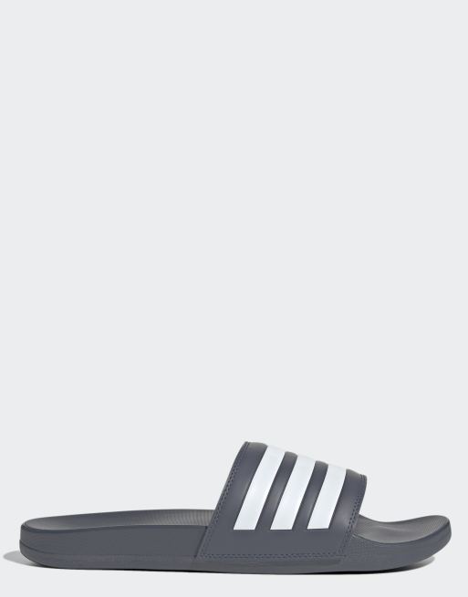 Dark blue adidas online slides