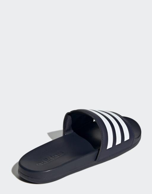 adidas Originals Adilette Comfort slides in navy blue ASOS