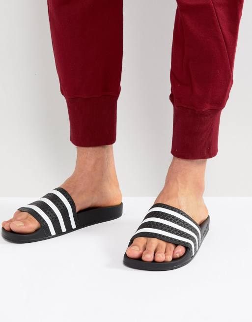 adidas Originals - Adilette - Czarne klapki 280647