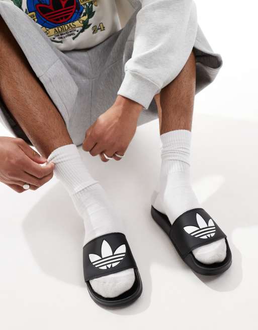 adidas Originals - adilette Lite badesandaler i sort