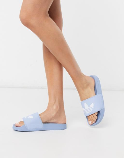 adidas Originals adilette Lite in blue | ASOS