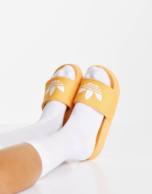 Adidas clearance adilette orange