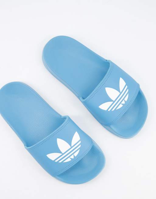 adidas Originals adilette Lite Slippers in blauw