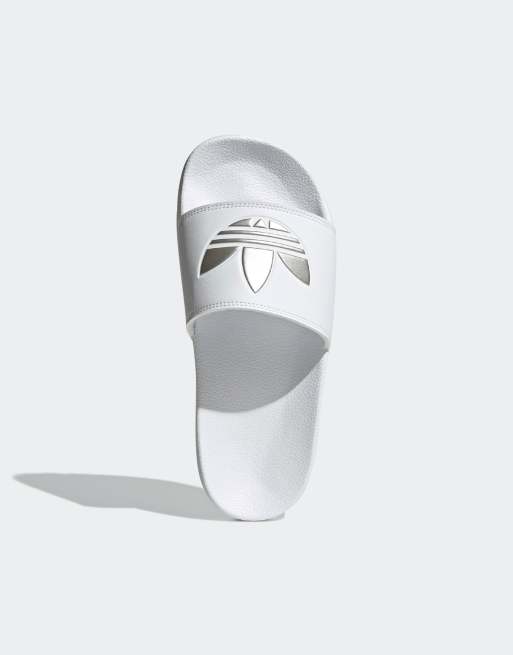 Adidas best sale trefoil slides