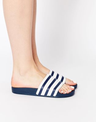 adidas adilette navy