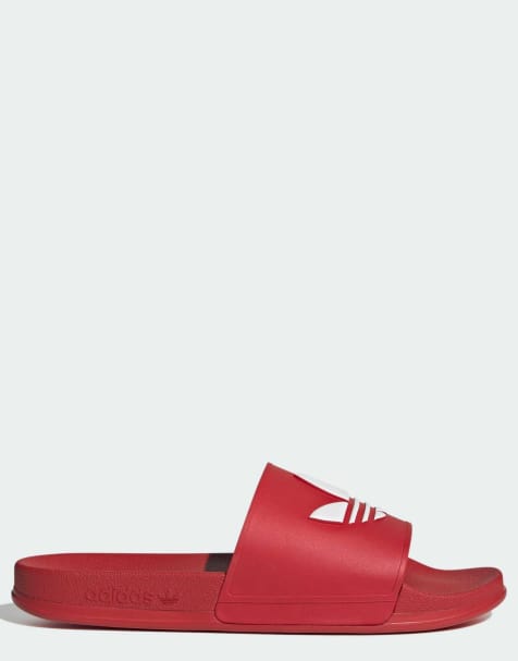 adidas Originals Adilette OG CF slides i rött - view 1
