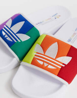 adidas originals pride adilette sliders