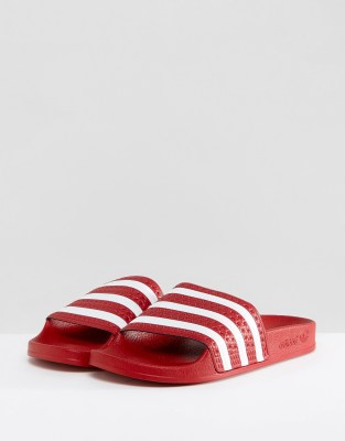 rote adidas adiletten