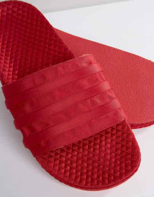 adidas Originals Adilette Sandales Rouge BB3112 ASOS