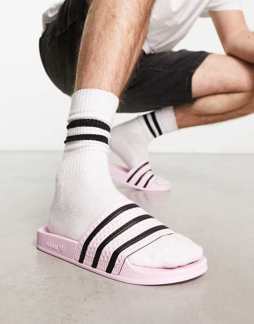 adidas Originals – adilette – Slider in Hellrosa