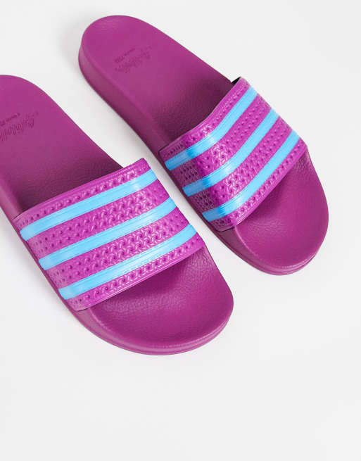 Adidas originals damen sandalen adilette in rosa sale