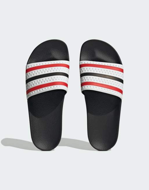 Adilette nere hot sale