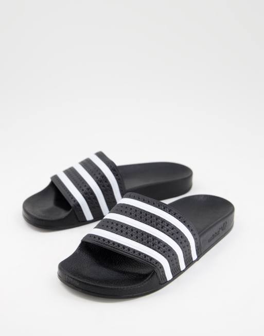 Originals adilette sliders black and white |