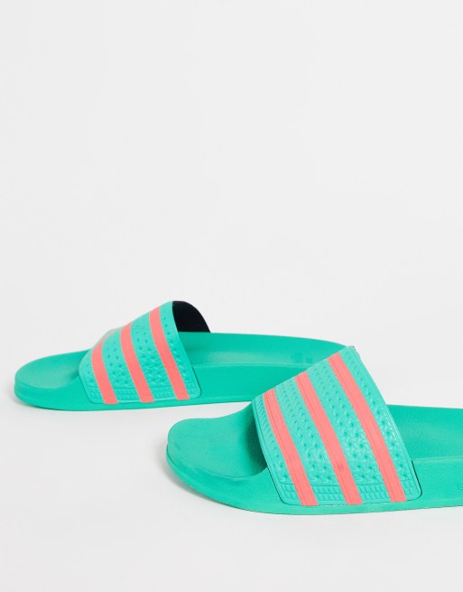 Adidas adilette hi outlet res green