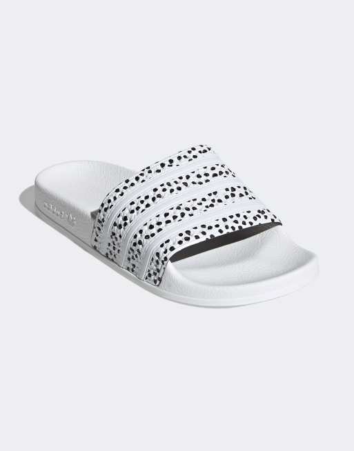 Adidas slides polka dot new arrivals