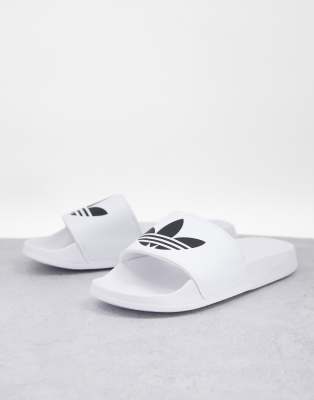 Adidas originals best sale adilette white