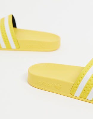 yellow adilette