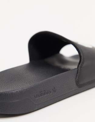 adilette slides all black