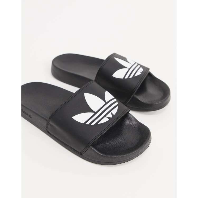 adidas Originals adilette slides in black | ASOS