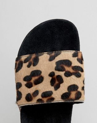 adidas adilette slides leopard
