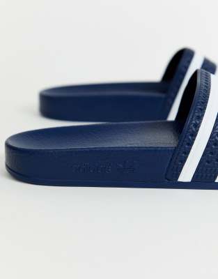adilette slides navy