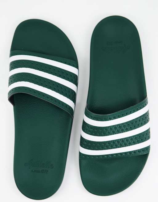 Adidas badslippers online mintgroen