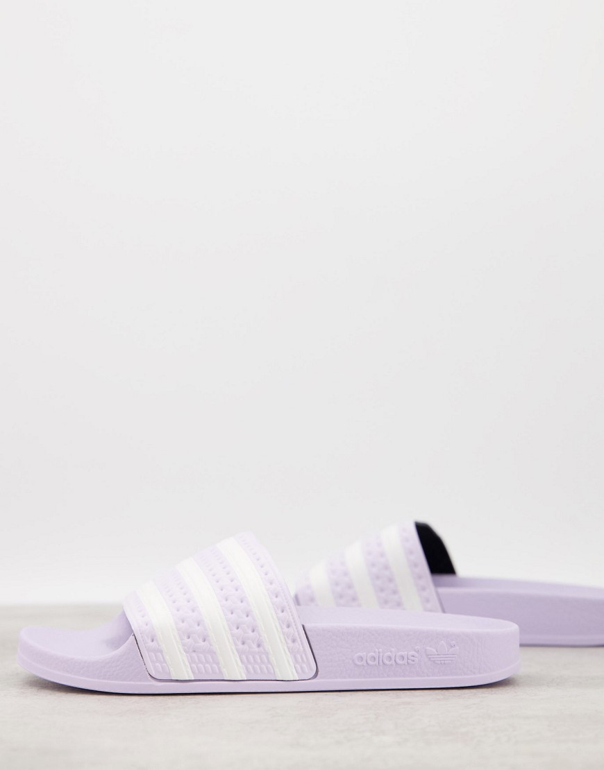 Adidas Originals - Adilette - Slippers in lila-Paars