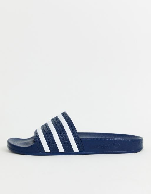 adidas Originals - Adilette - Slippers in marineblauw, 4 van 4