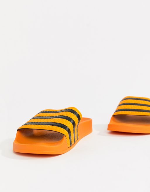 Adidas discount badslippers oranje