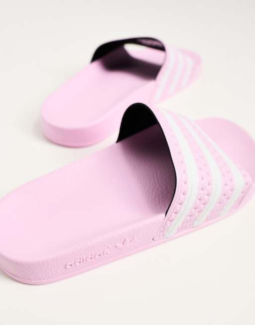 Adidas slippers roze bloemen online