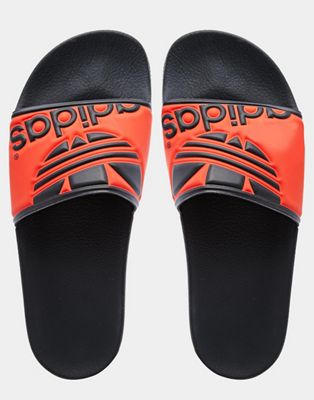 adidas Originals Adilette Trefoil Logo Slider Sandals | ASOS