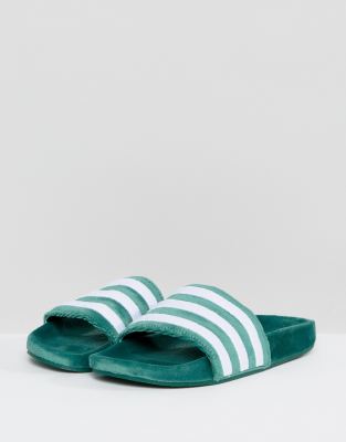 adidas velour slides